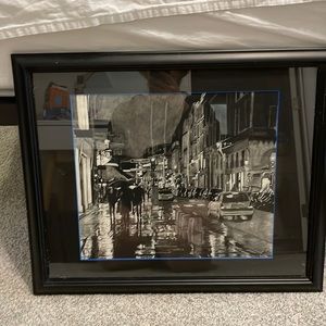 Black and white art decor